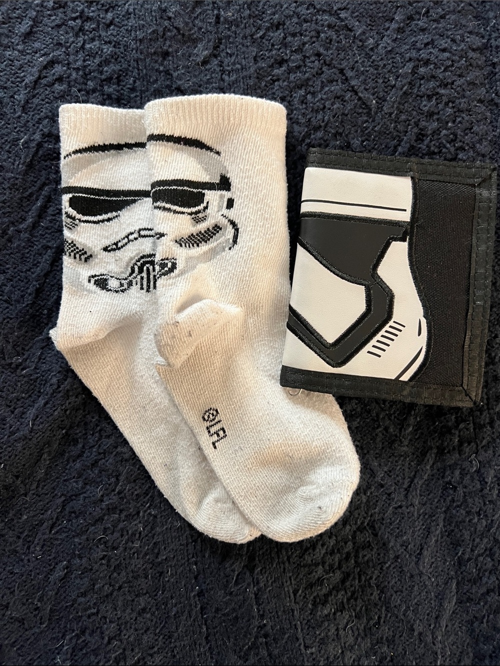 Star Wars Kids White and Black Stormtrooper Socks with Matching Wallet